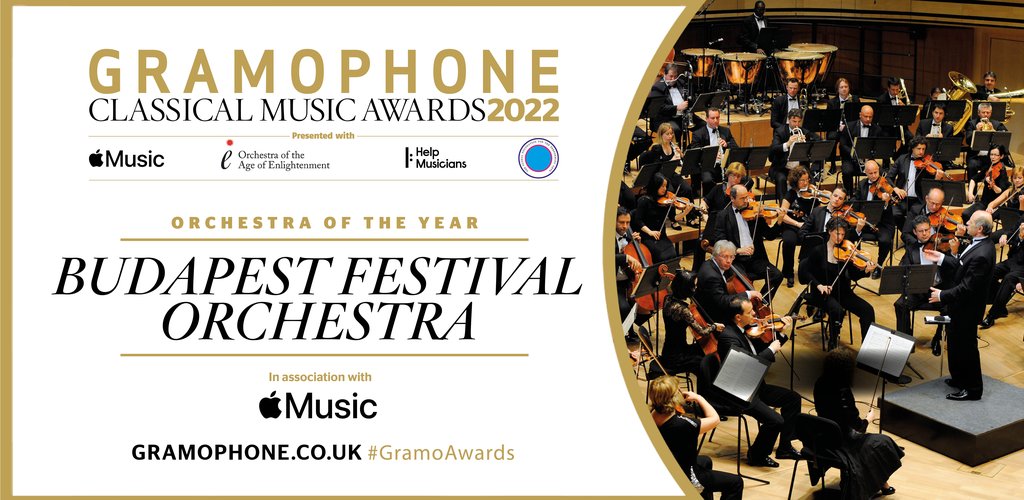 Budapest Festival Orchestra named Orchestra of the Year by Gramophone